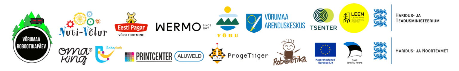 Robootikapäeva toetajate logod 2025